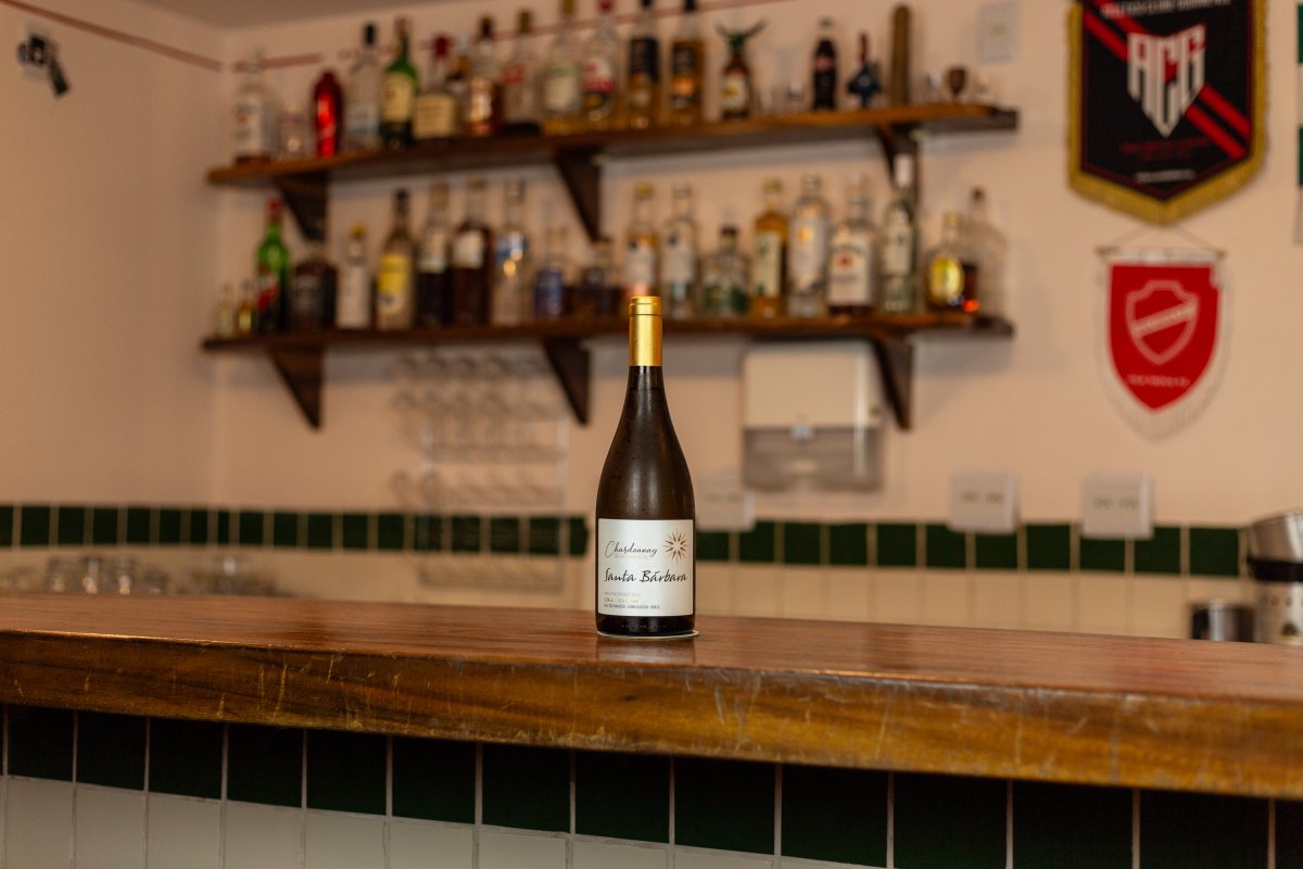 Garrafa - Vinho Branco Chardonnay Santa Bárbara - 750ml